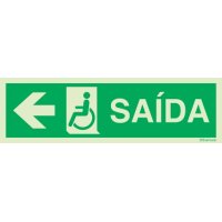 SAÍDA À ESQUERDA INCLUINDO USUÁRIO DE CADEIRA DE RODAS