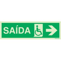 SAÍDA À DIREITA INCLUINDO USUÁRIO DE CADEIRA DE RODAS