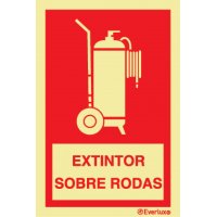 EXTINTOR SOBRE RODAS