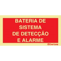 BATERIA DE SISTEMA DE DETECÇÃO E ALARME