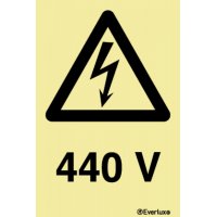 ALERTA RISCO DE CHOQUE ELÉTRICO 440V