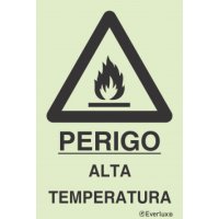 PERIGO ALTA TEMPERATURA