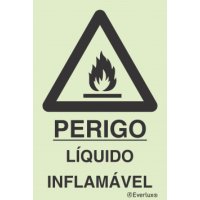 PERIGO LÍQUIDO INFLAMÁVEL