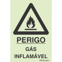 PERIGO GÁS INFLAMÁVEL