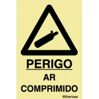 PERIGO AR COMPRIMIDO