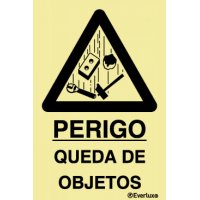 PERIGO QUEDA DE OBJETOS