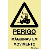 PERIGO MÁQUINAS EM MOVIMENTO