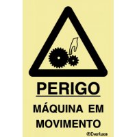 PERIGO MÁQUINA EM MOVIMENTO