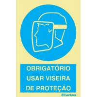 OBRIGATÓRIO USAR VISEIRA DE PROTEÇÃO