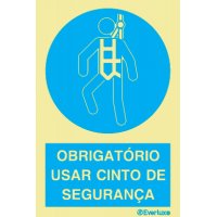 OBRIGATÓRIO USAR CINTO DE SEGURANÇA