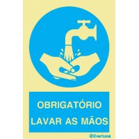 OBRIGATÓRIO LAVAR AS MÃOS