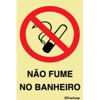 NÃO FUME NO BANNHEIRO