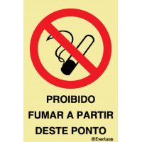 PROIBIDO FUMAR À PARTIR DESTE PONTO