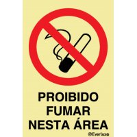 PROIBIDO FUMAR NESTA ÁREA