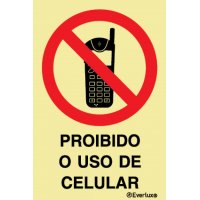 PROIBIDO O USO DE CELULAR