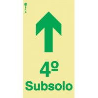 ACESSO AO 4º SUBSOLO - POLICARBONATO ADESIVO