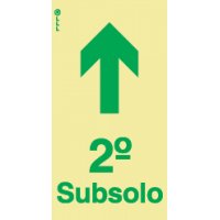 ACESSO AO 2º SUBSOLO - POLICARBONATO ADESIVO