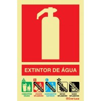 EXTINTOR COM AGENTE ÁGUA