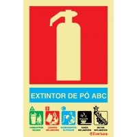 EXTINTOR COM AGENTE PÓ ABC