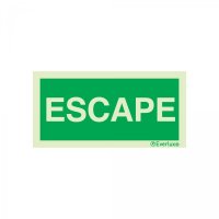 PLACA ESCAPE FOTOLUMINESCENTE