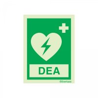 PLACA IDENTIFICAÇÃO DE DEA FOTOLUMINESCENTE