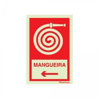 PLACA MANGUEIRA À ESQUERDA FOTOLUMINESCENTE