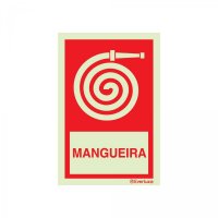 PLACA MANGUEIRA COM LEGENDA FOTOLUMINESCENTE
