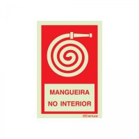 PLACA MANGUEIRA NO INTERIOR FOTOLUMINESCENTE