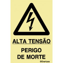 ALERTA ALTA TENSÃO, PERIGO DE MORTE